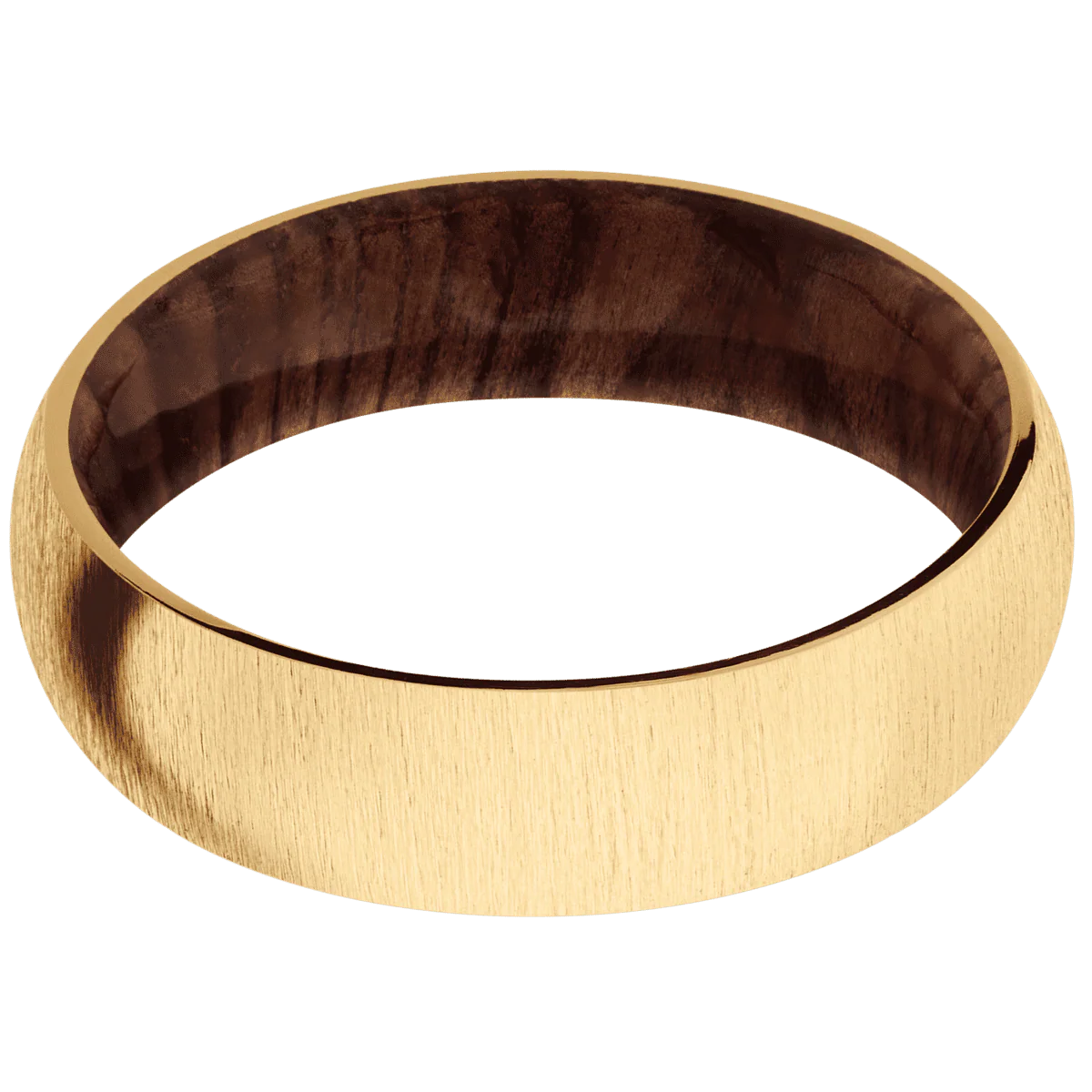 14K Yellow Gold + Crosssatin Finish + Sequoia - Image 3