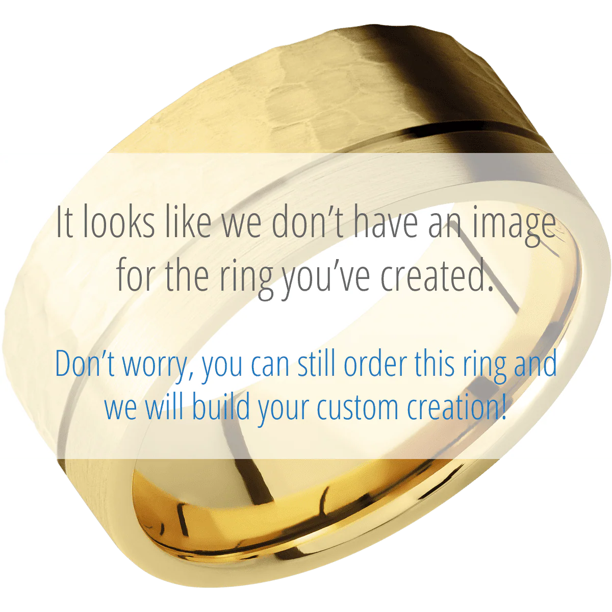 14K Yellow Gold + Hammer , Satin Finish + Black Mother of Pearl - Image 2