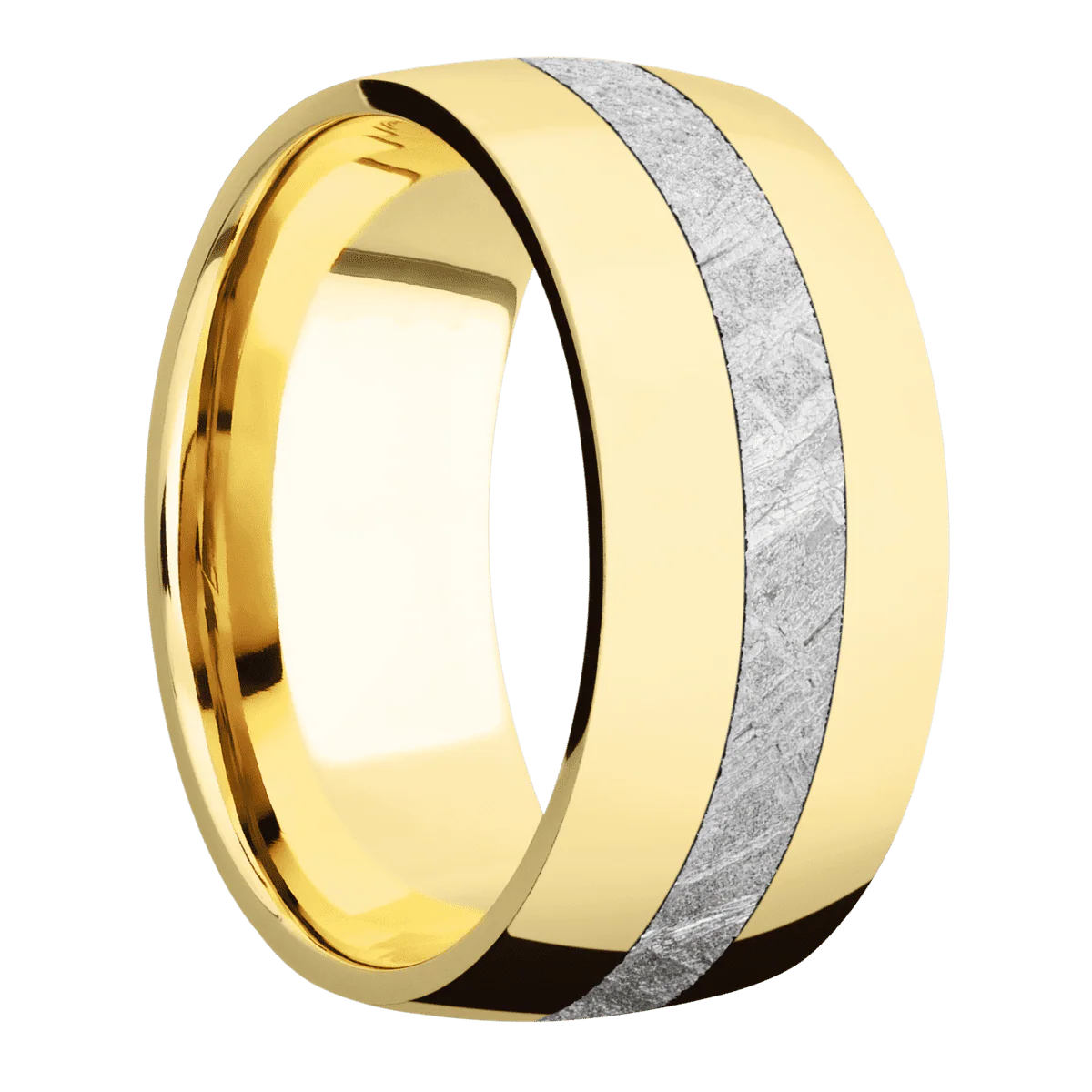 14K Yellow Gold + Polish Finish