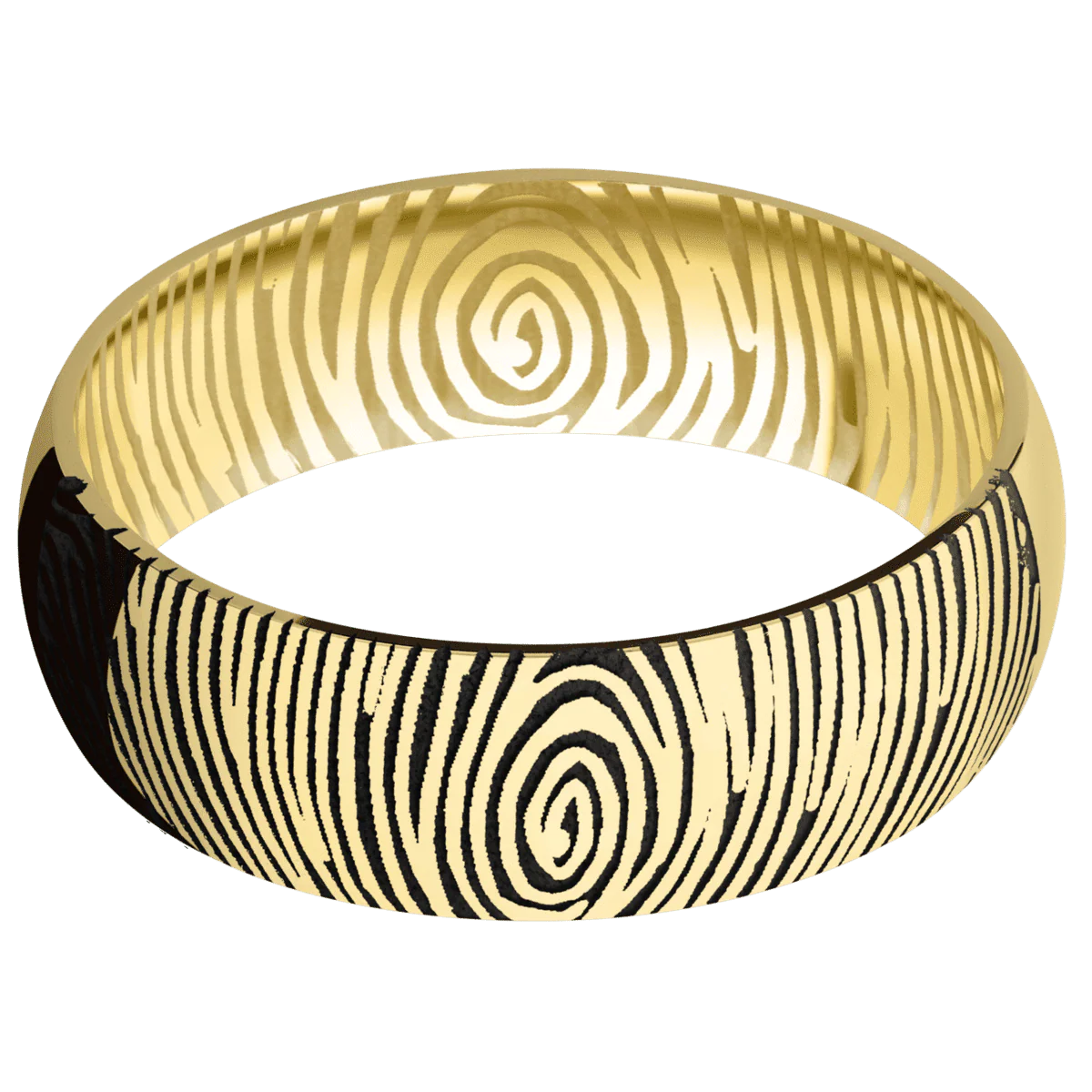 14K Yellow Gold + Polish Finish - Image 3