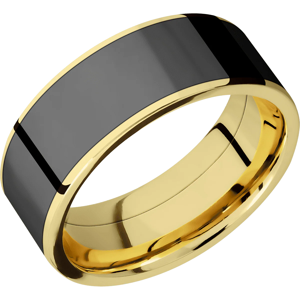 14K Yellow Gold + Polish Finish - Image 2