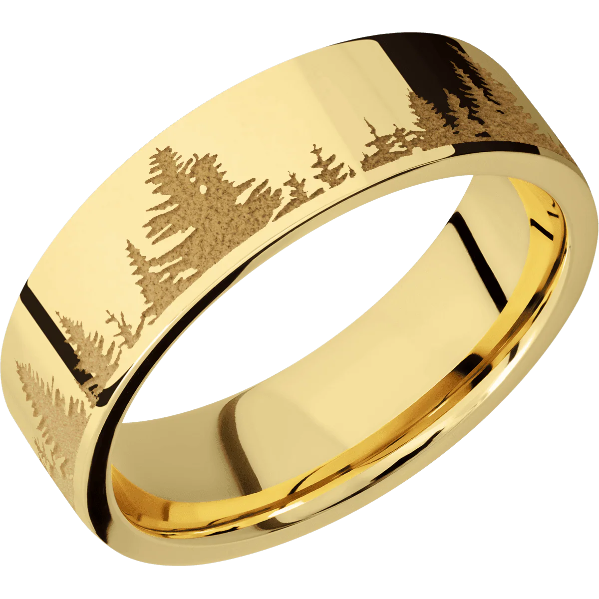 14K Yellow Gold + Polish Finish - Image 2