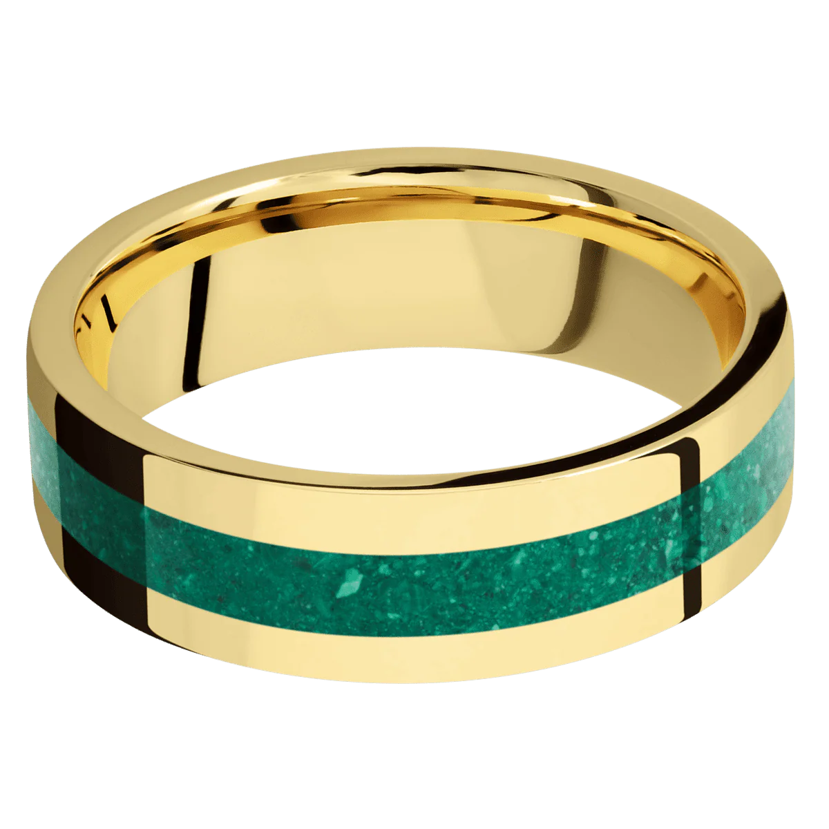 14K Yellow Gold + Polish Finish - Image 3