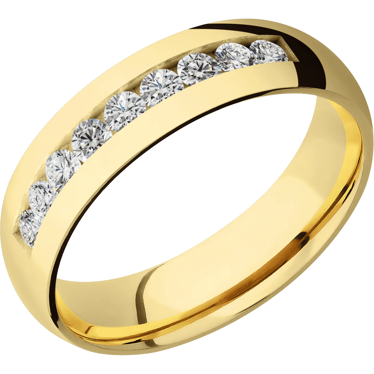 14K Yellow Gold + Polish Finish - Image 2