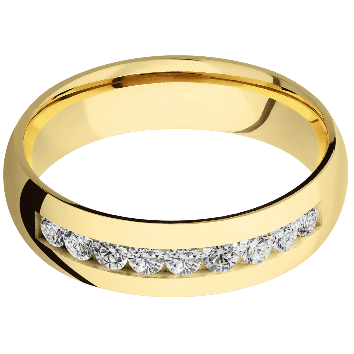 14K Yellow Gold + Polish Finish - Image 3