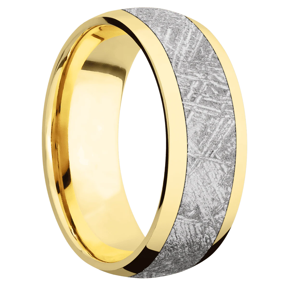14K Yellow Gold + Polish Finish