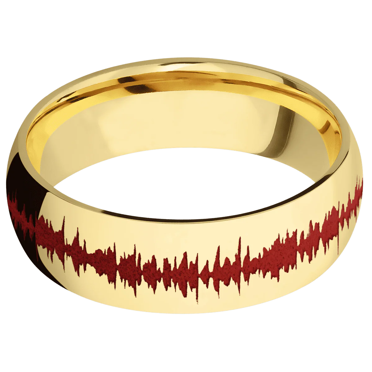 14K Yellow Gold + Polish Finish - Image 3