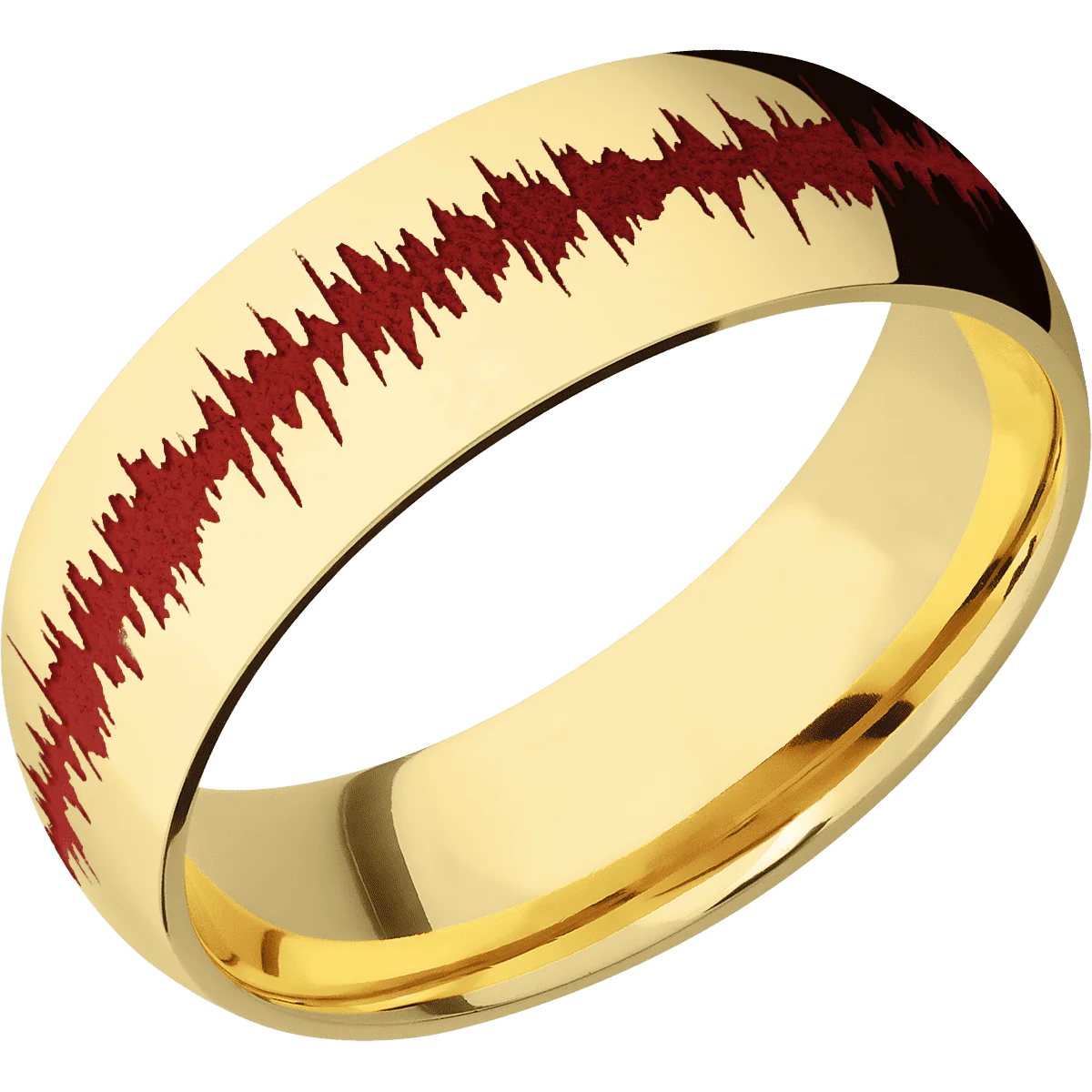 14K Yellow Gold + Polish Finish - Image 2