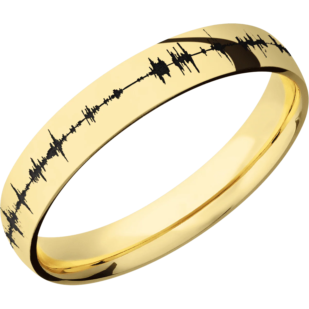 14K Yellow Gold + Polish Finish - Image 2