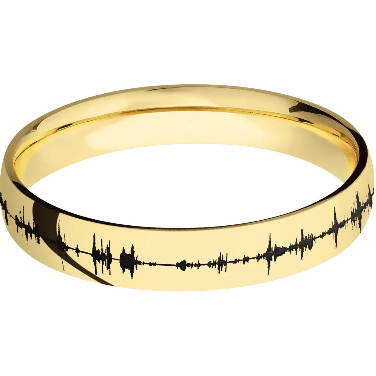 14K Yellow Gold + Polish Finish - Image 3