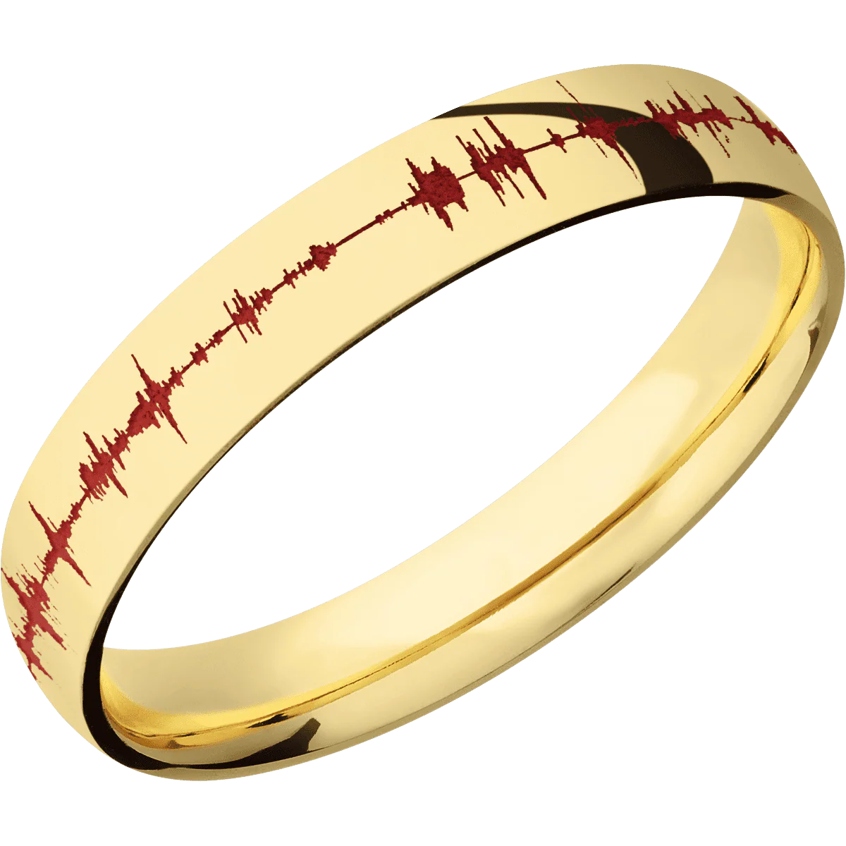 14K Yellow Gold + Polish Finish - Image 2