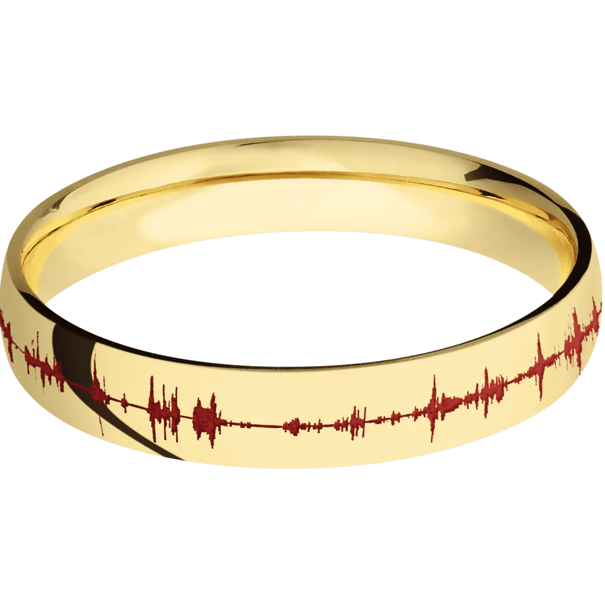 14K Yellow Gold + Polish Finish - Image 3