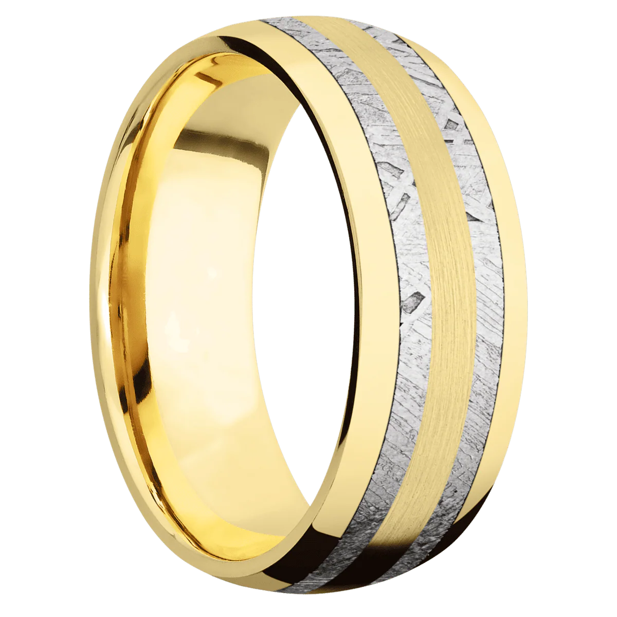 14K Yellow Gold + Polish Finish