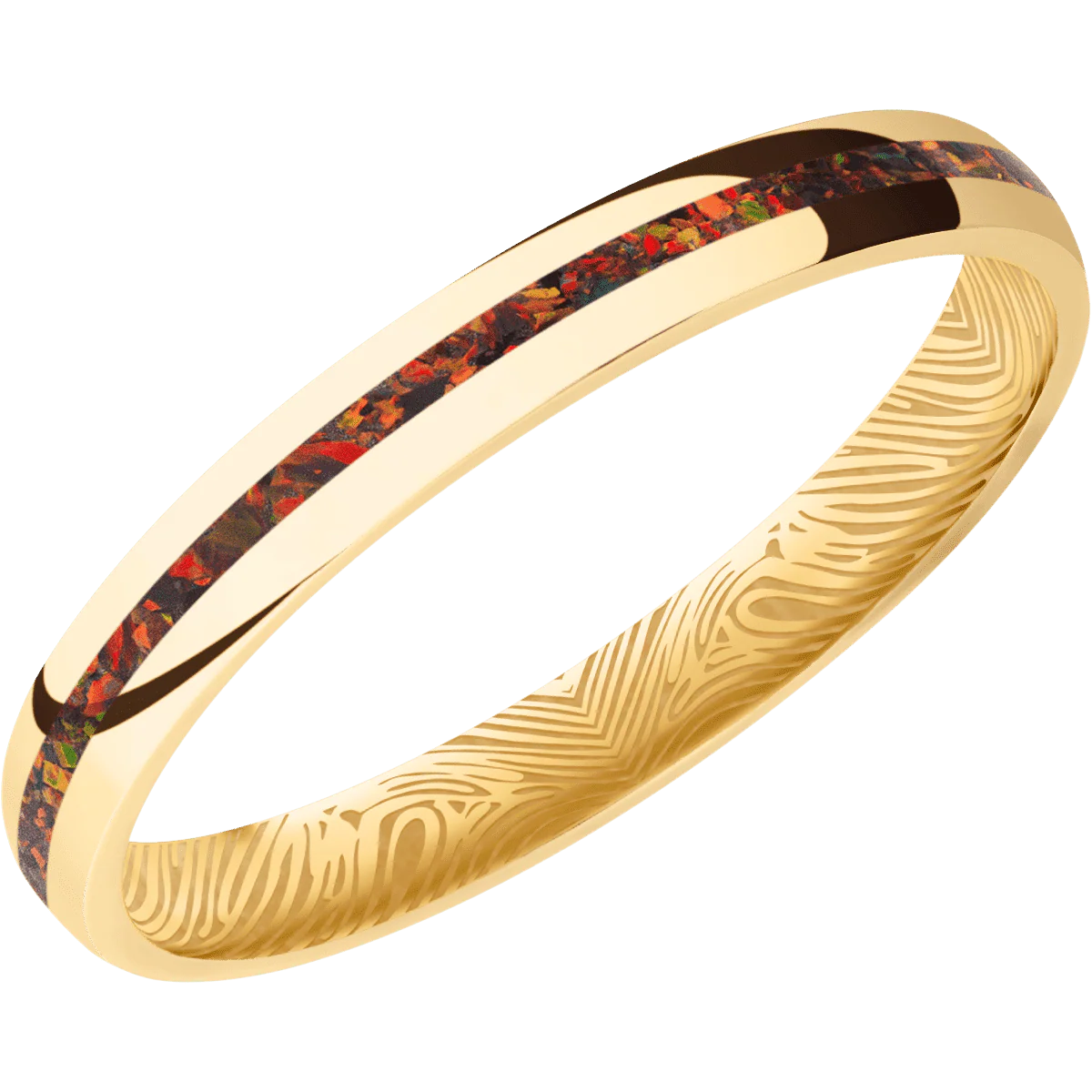 14K Yellow Gold + Polish Finish - Image 2