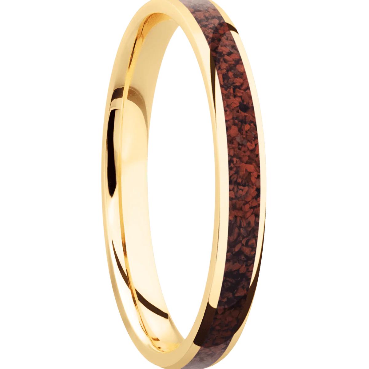 14K Yellow Gold + Polish Finish