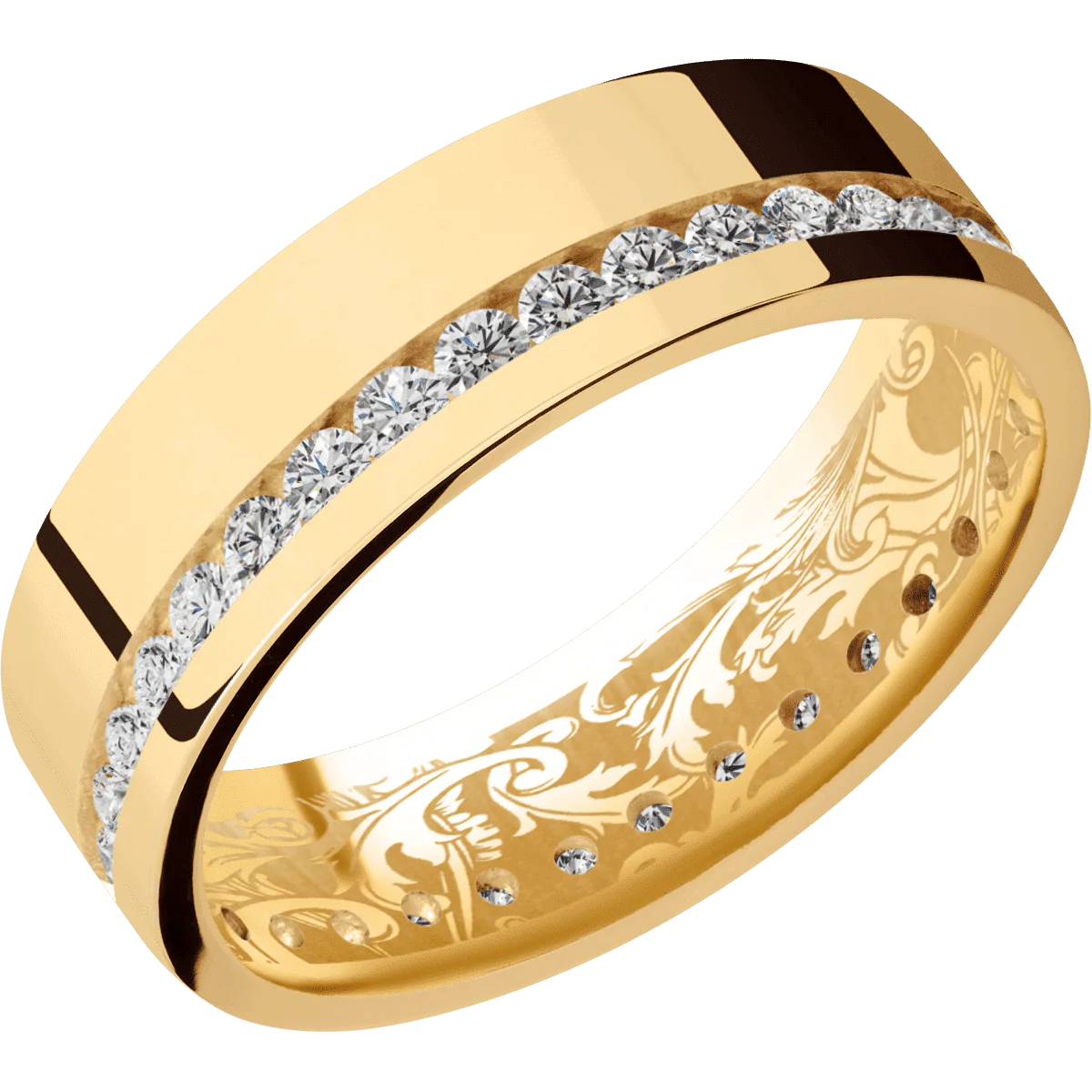 14K Yellow Gold + Polish Finish - Image 2