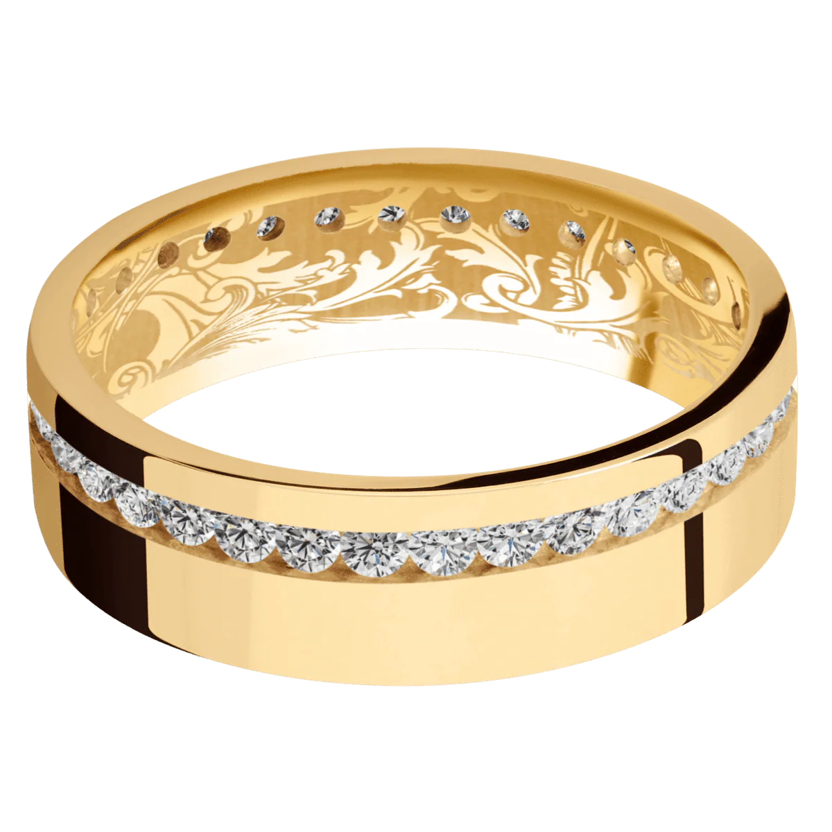 14K Yellow Gold + Polish Finish - Image 3
