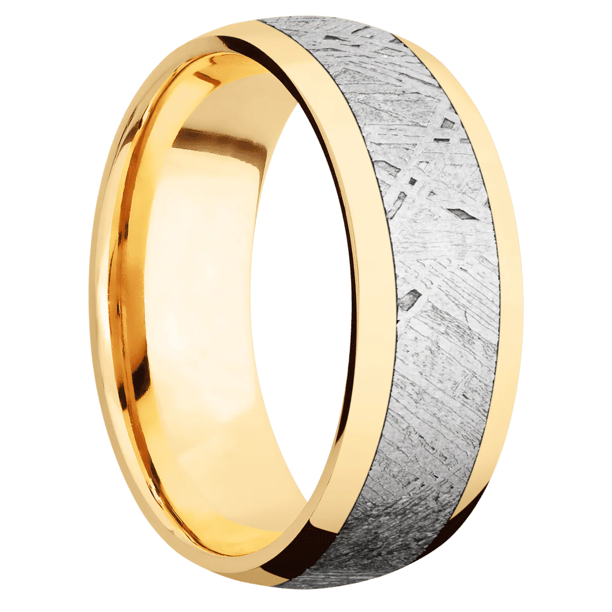 14K Yellow Gold + Polish Finish