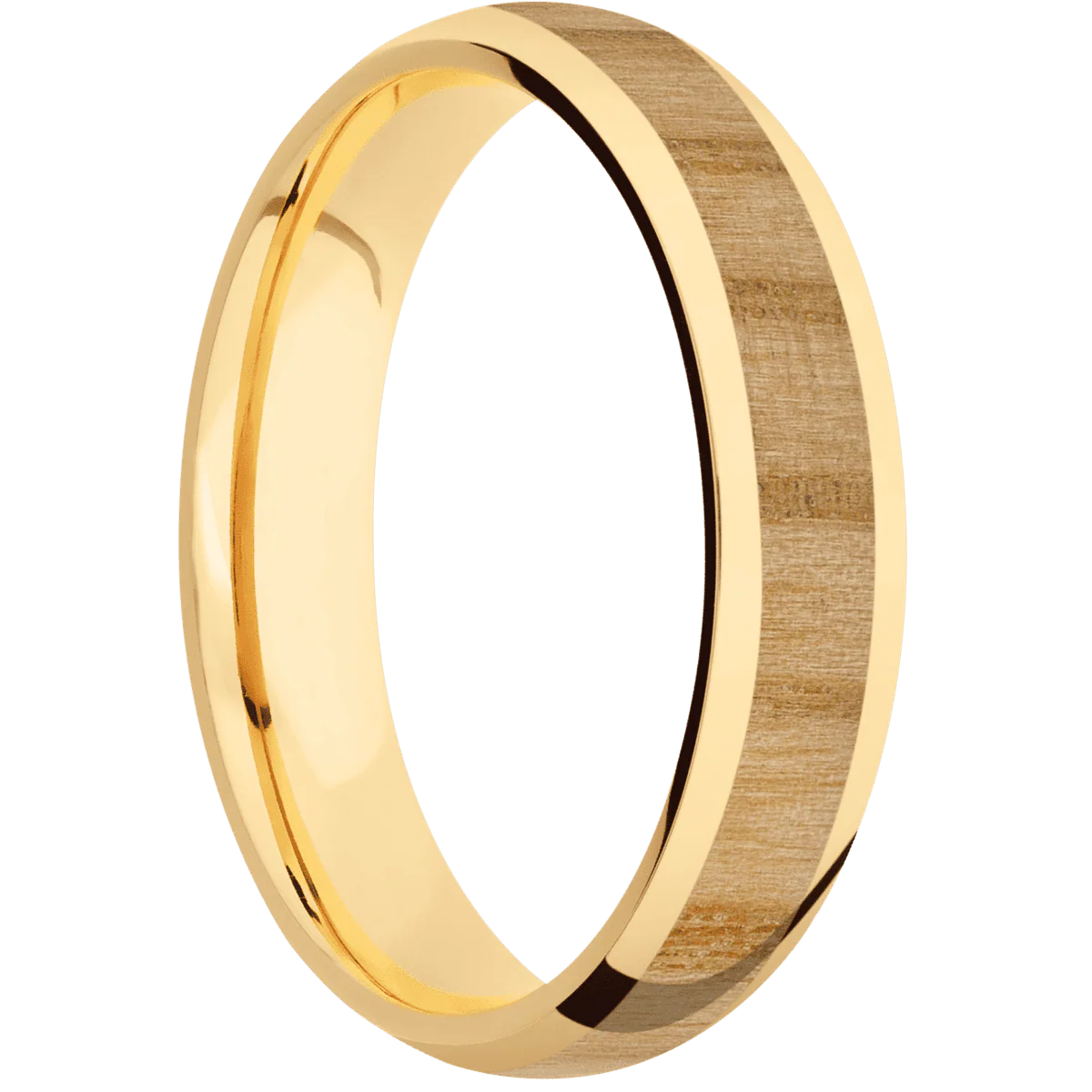 14K Yellow Gold + Polish Finish