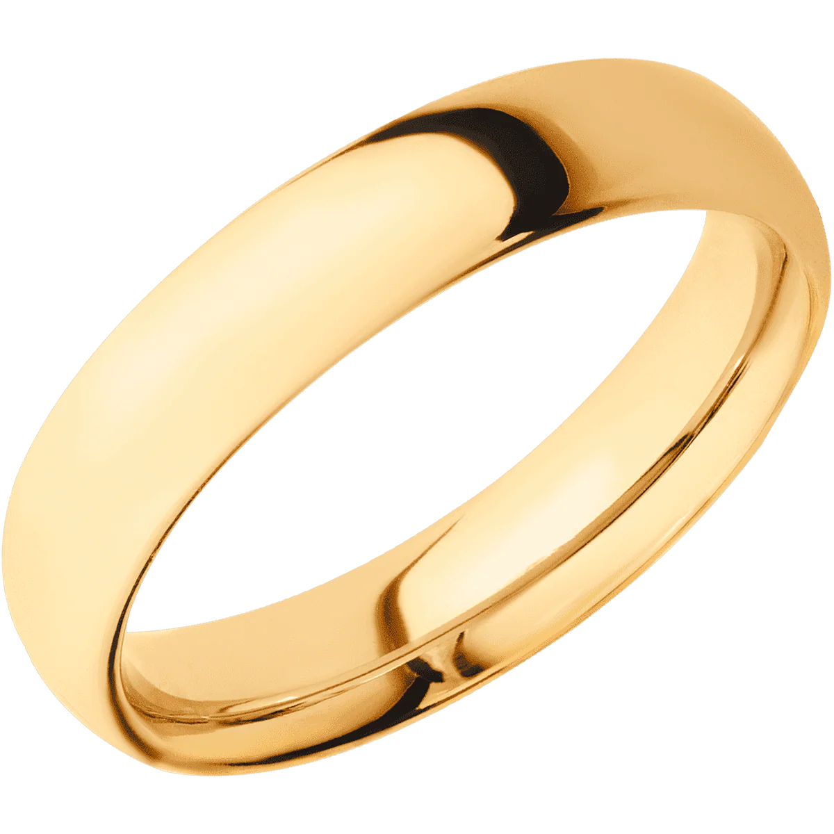 14K Yellow Gold + Polish Finish - Image 2