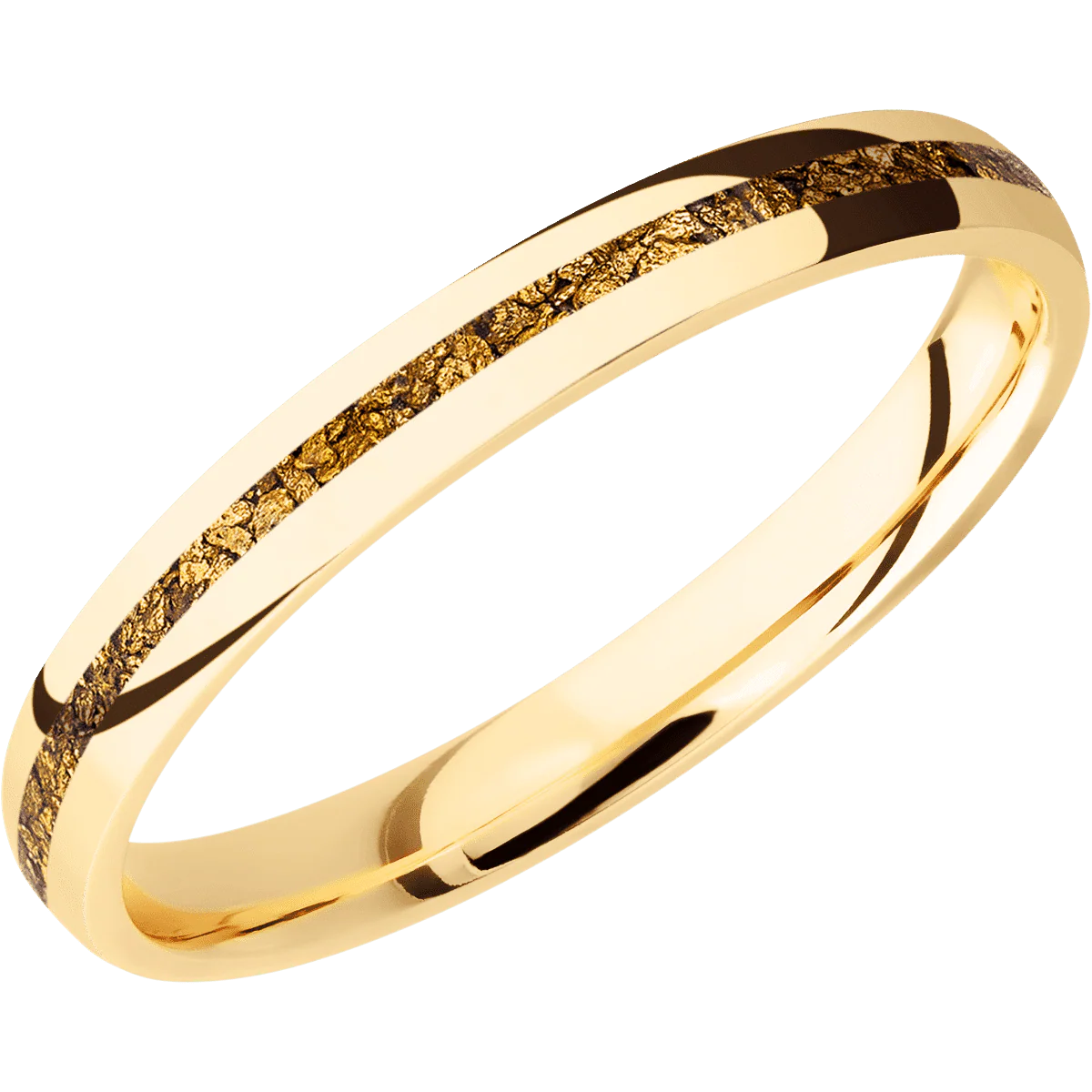 14K Yellow Gold + Polish Finish - Image 2