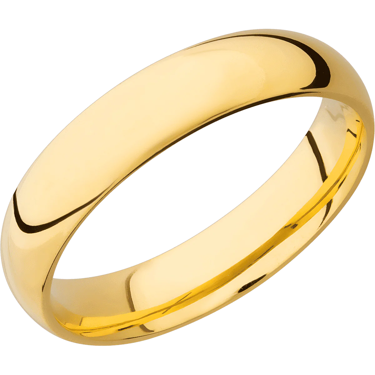 14K Yellow Gold + Polish Finish - Image 2