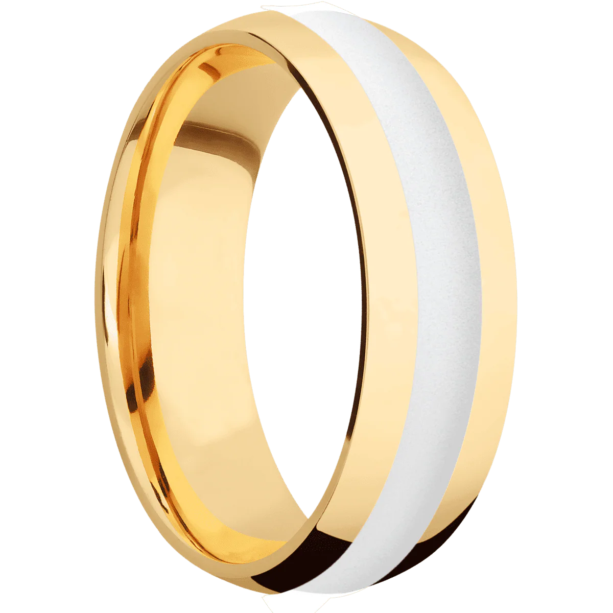 14K Yellow Gold + Polish Finish