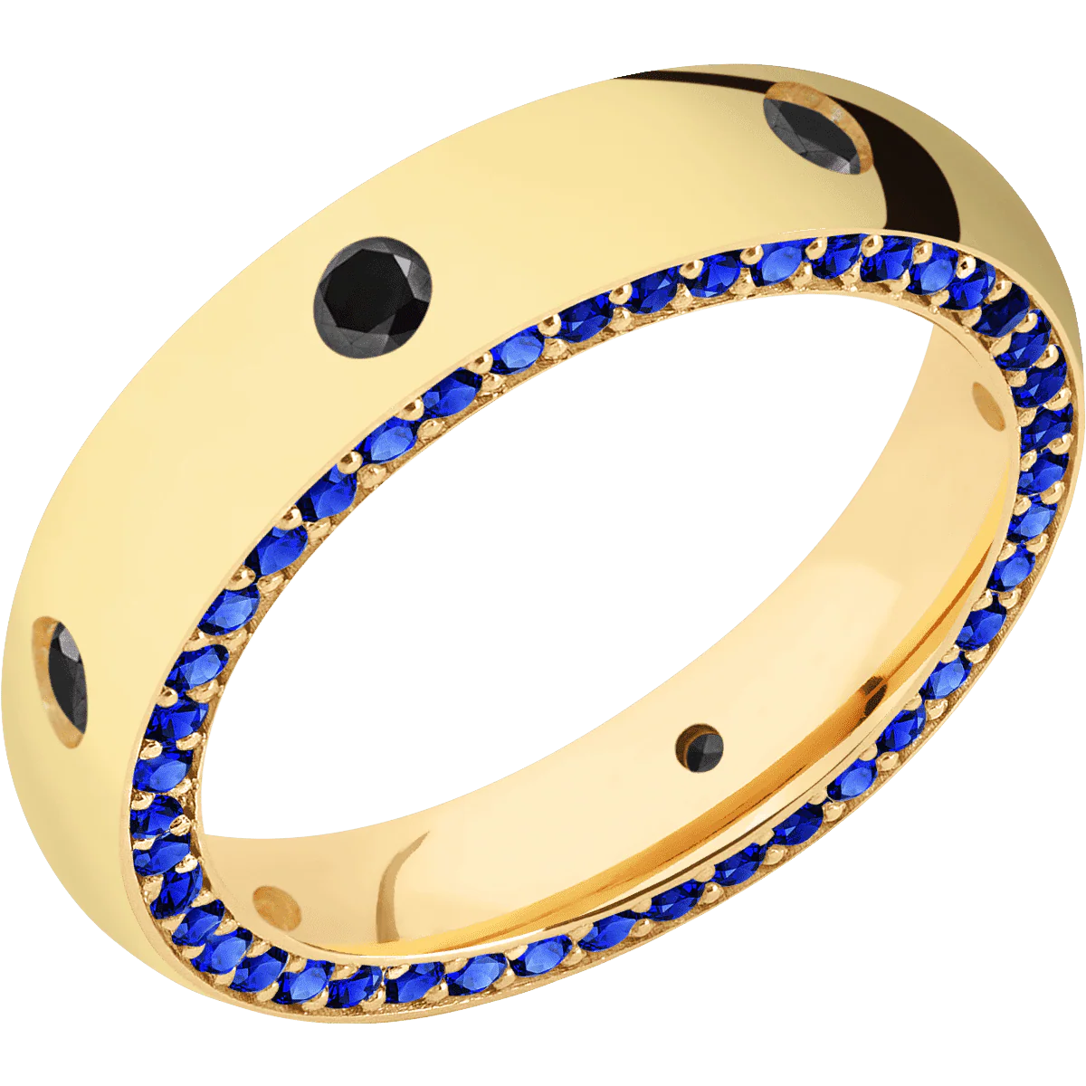 14K Yellow Gold + Polish Finish - Image 2
