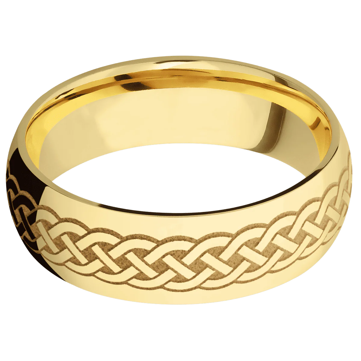 14K Yellow Gold + Polish Finish - Image 3