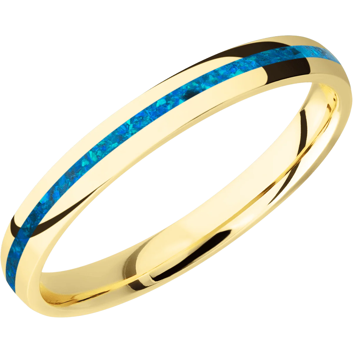 14K Yellow Gold + Polish Finish - Image 2
