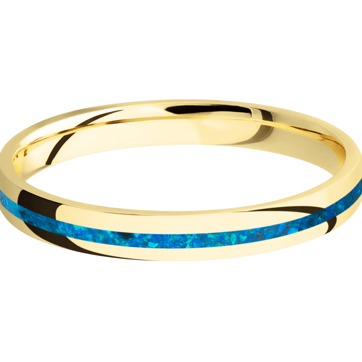 14K Yellow Gold + Polish Finish - Image 3