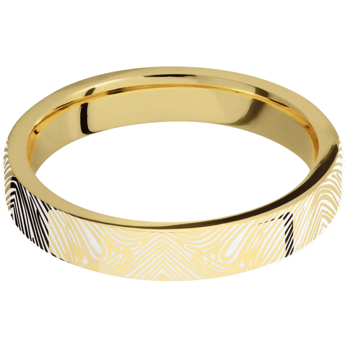 14K Yellow Gold + Polish Finish - Image 3