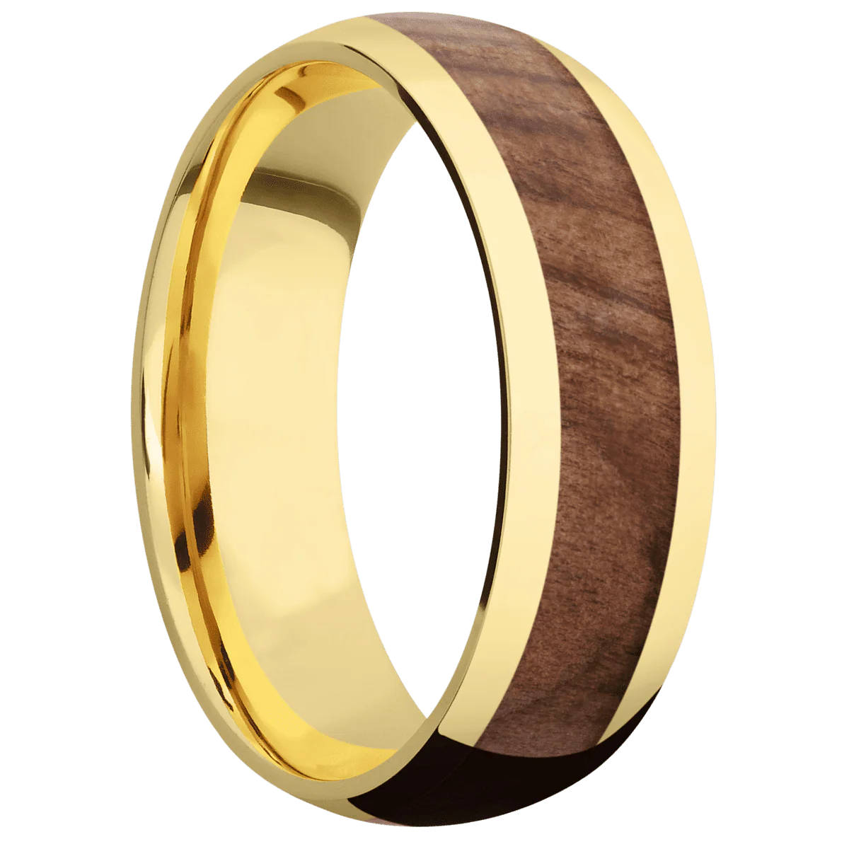 14K Yellow Gold + Polish Finish