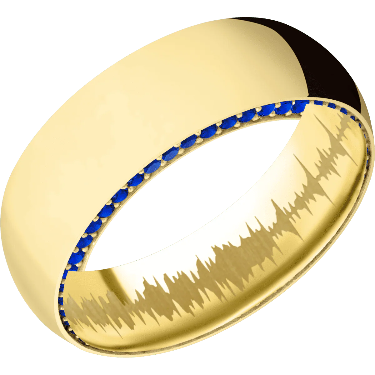 14K Yellow Gold + Polish Finish - Image 2
