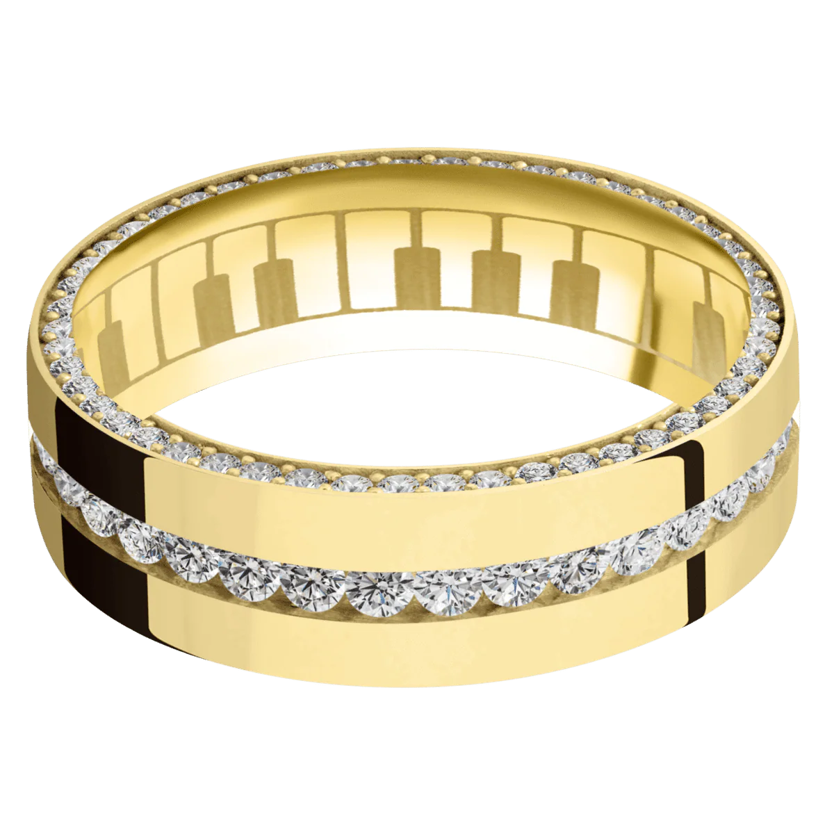 14K Yellow Gold + Polish Finish - Image 3