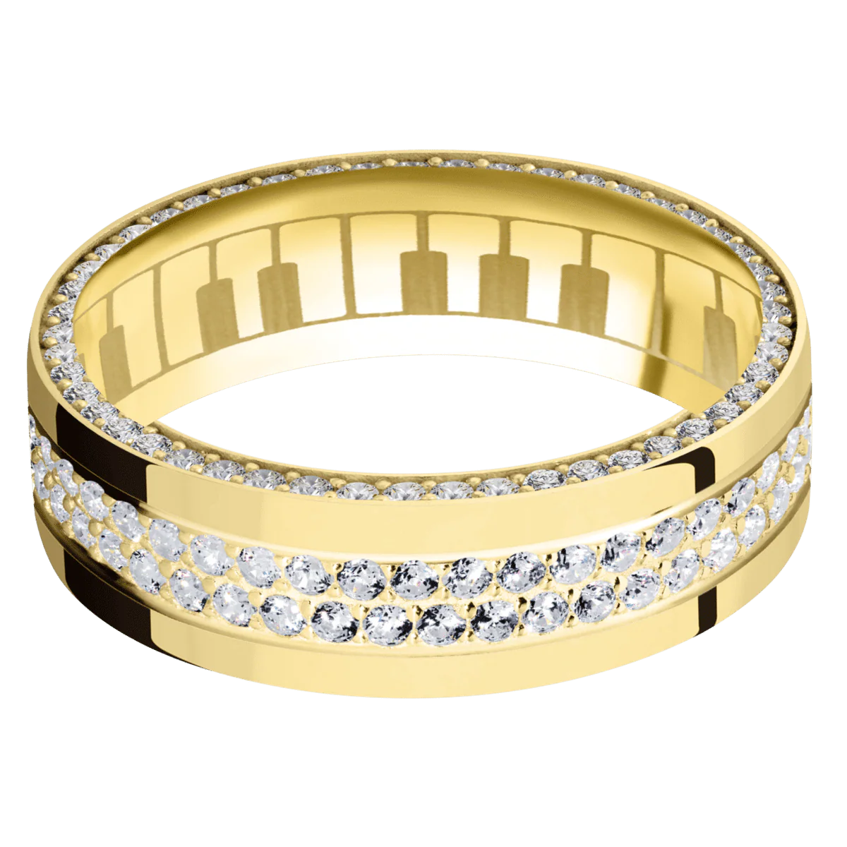 14K Yellow Gold + Polish Finish - Image 3