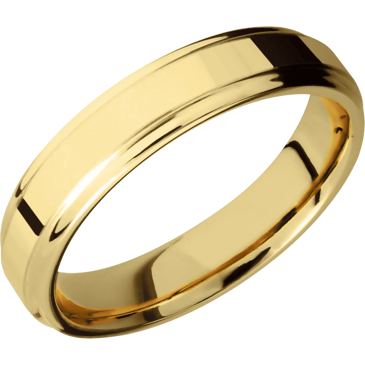 14K Yellow Gold + Polish , Polish Finish - Image 2