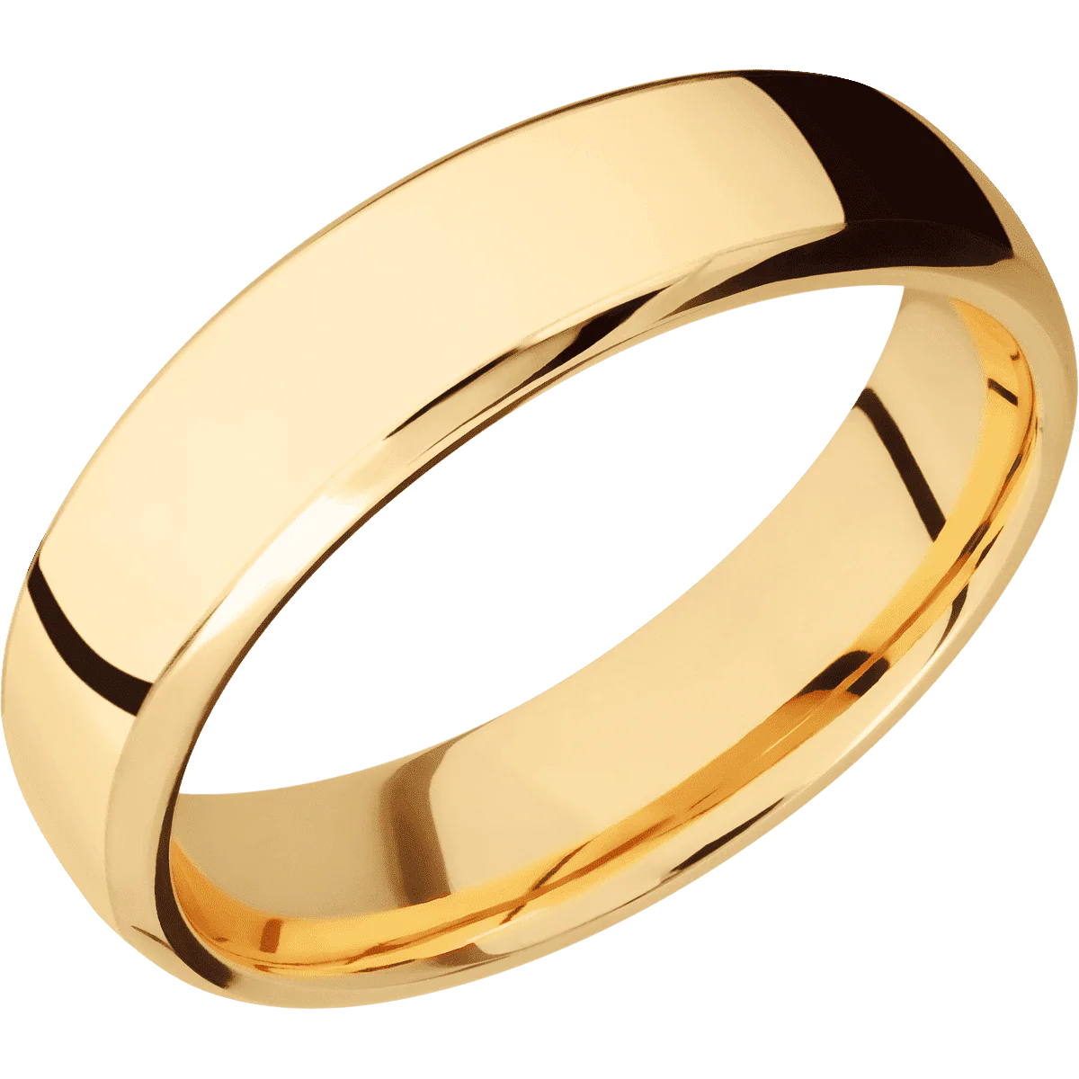 14K Yellow Gold + Polish , Polish Finish - Image 2