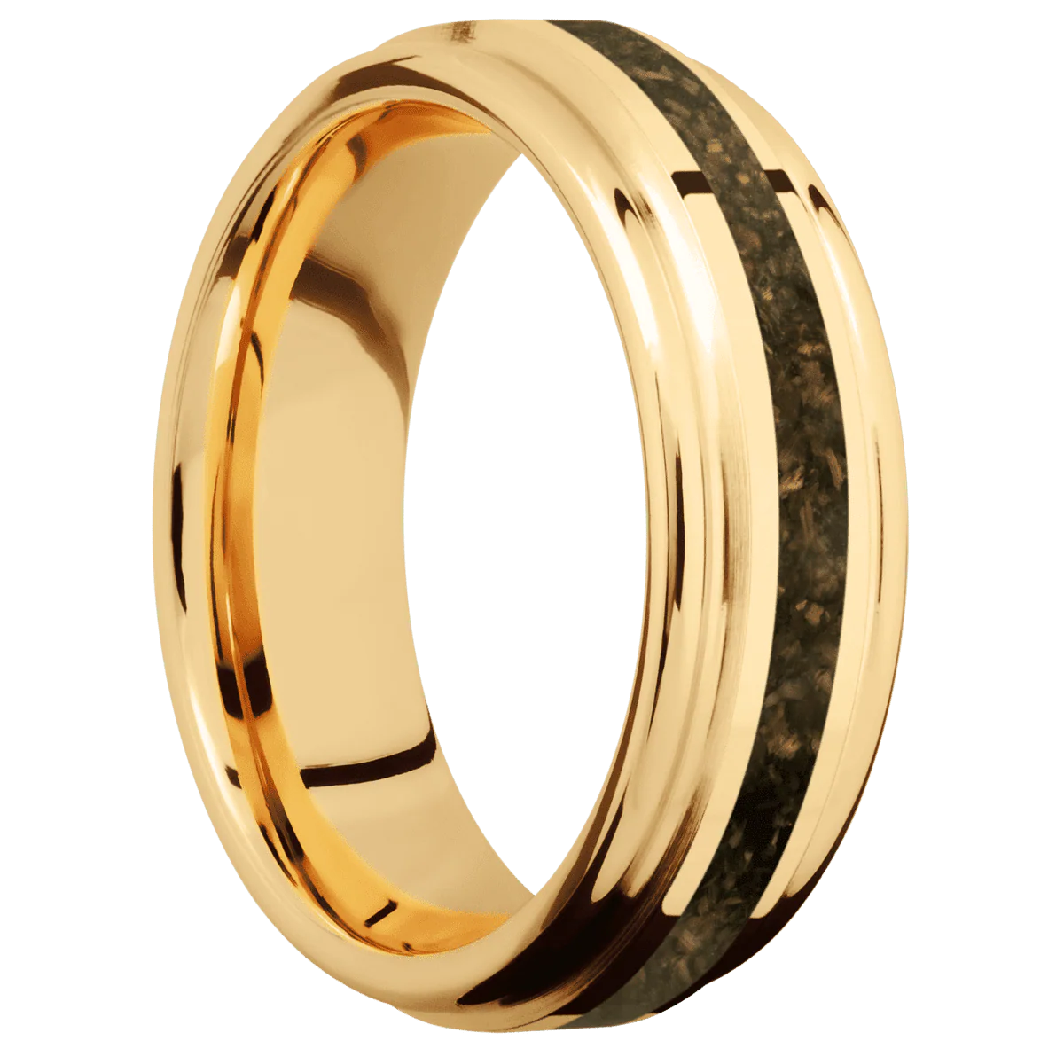 14K Yellow Gold + Polish , Polish Finish