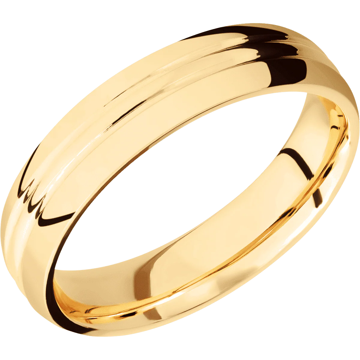 14K Yellow Gold + Polish , Polish Finish - Image 2