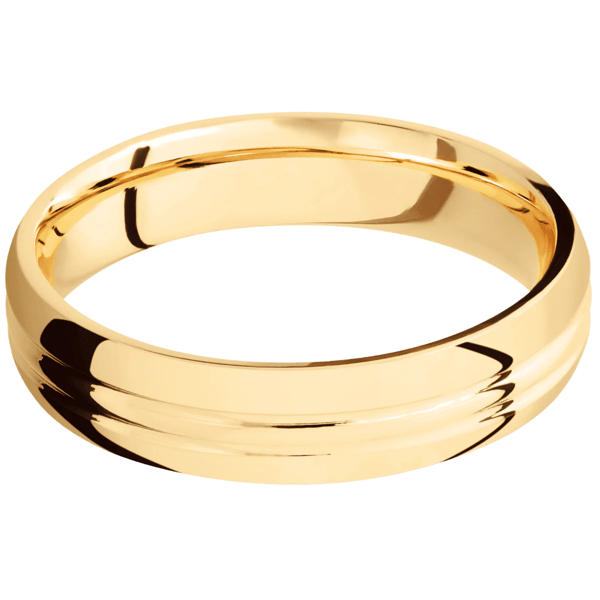 14K Yellow Gold + Polish , Polish Finish - Image 3