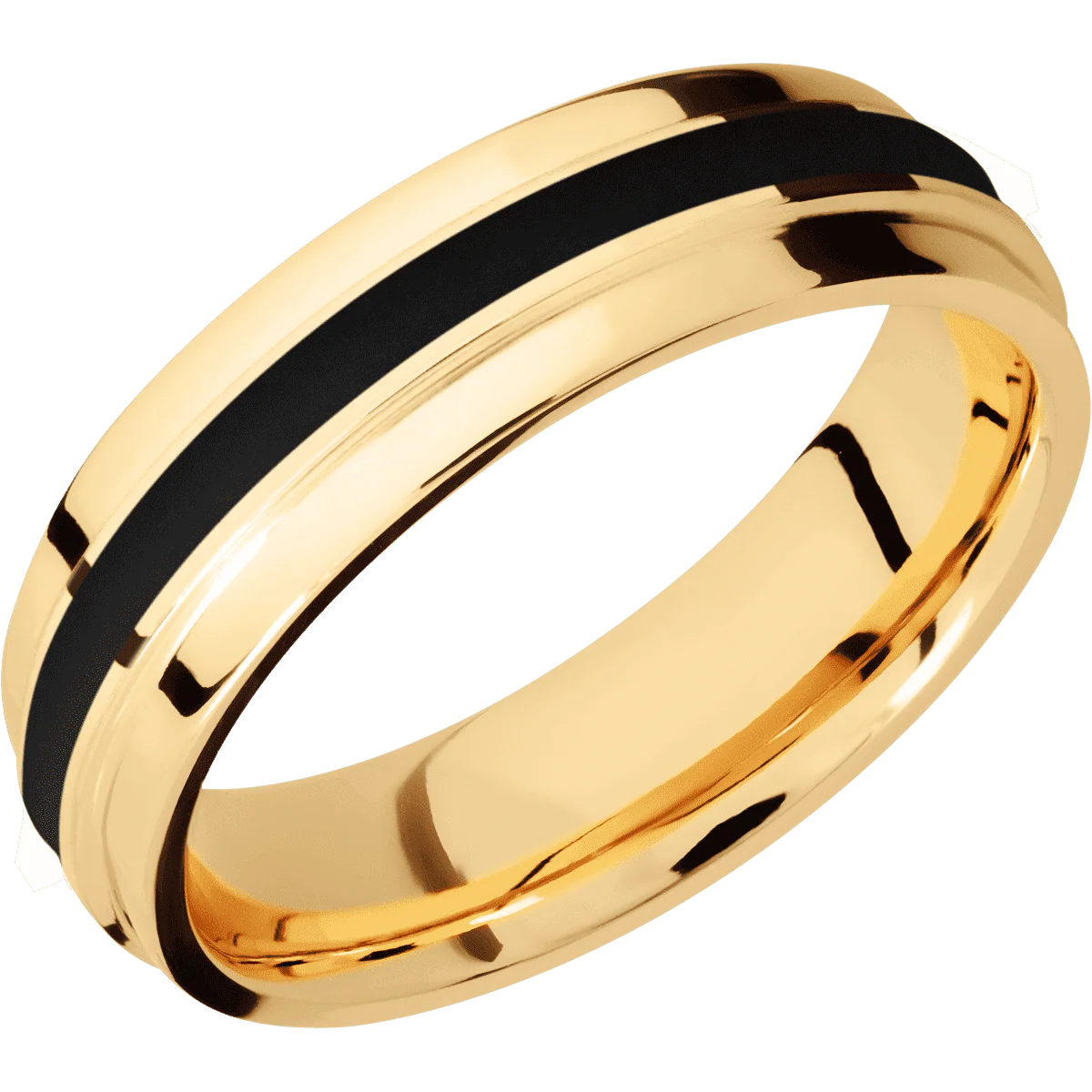 14K Yellow Gold + Polish , Polish Finish - Image 2