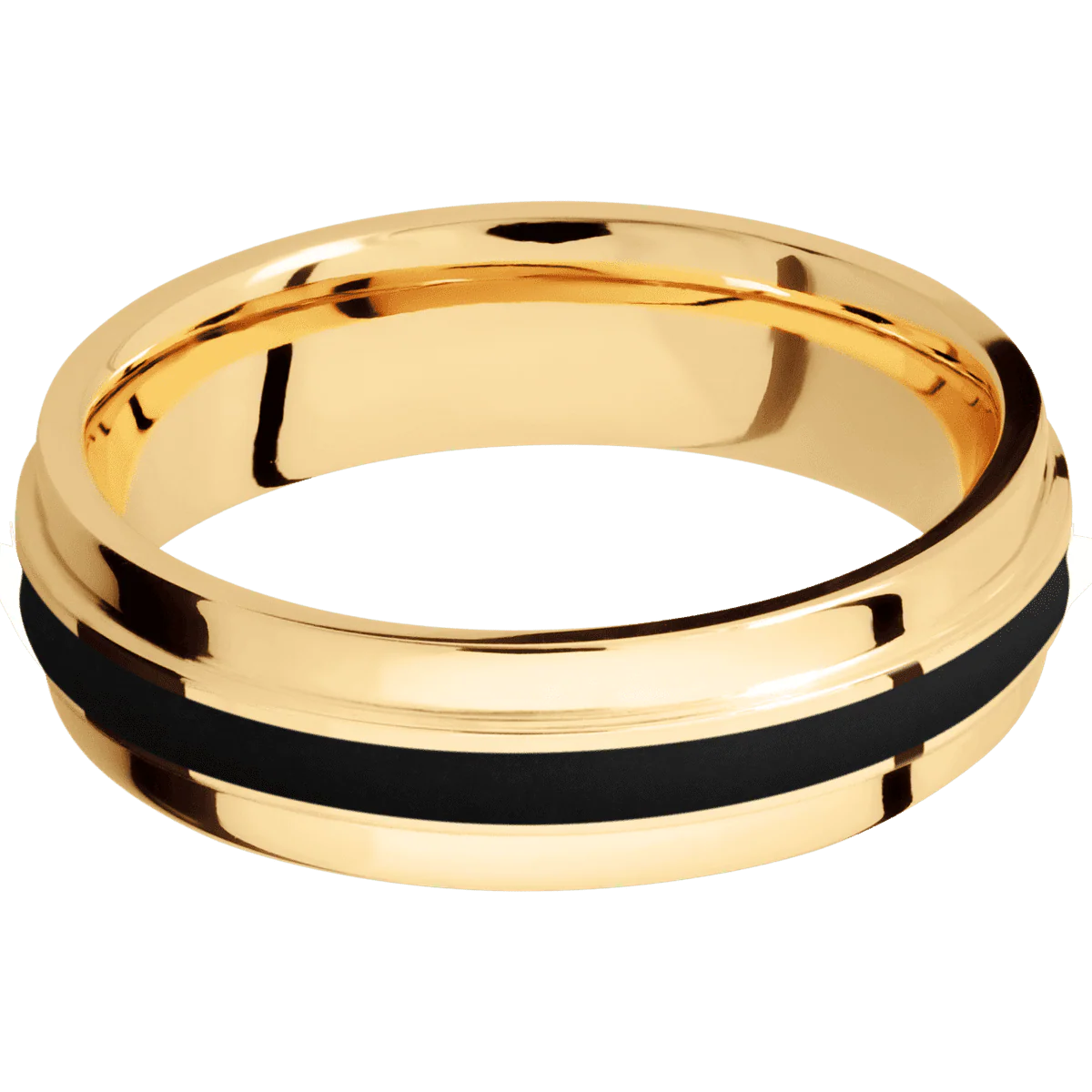 14K Yellow Gold + Polish , Polish Finish - Image 3