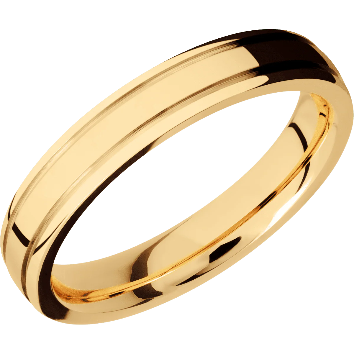 14K Yellow Gold + Polish , Polish Finish - Image 2