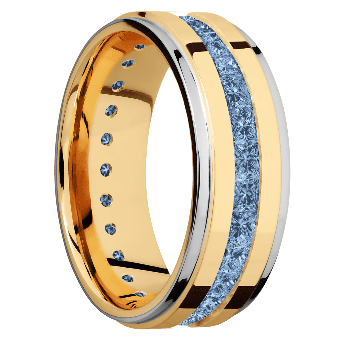 14K Yellow Gold + Polish , Polish Finish