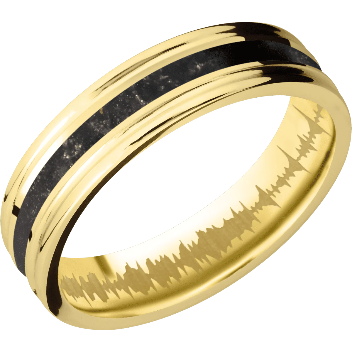 14K Yellow Gold + Polish , Polish Finish - Image 2