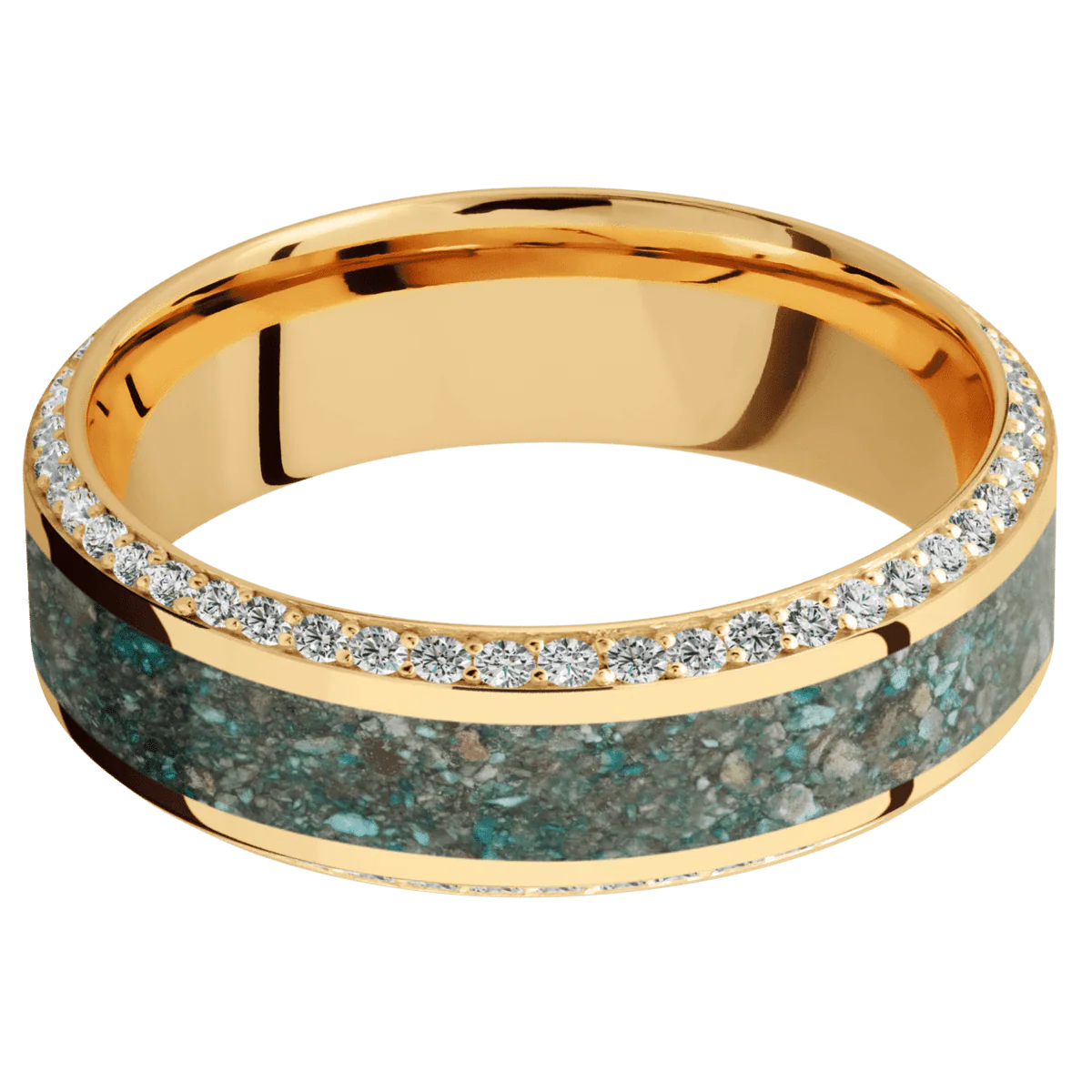 14K Yellow Gold + Polish , Polish Finish - Image 3