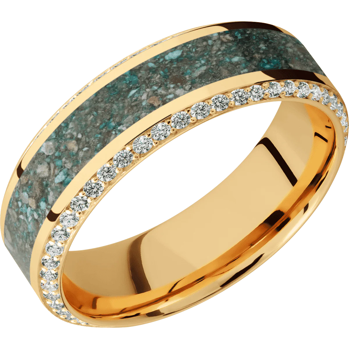 14K Yellow Gold + Polish , Polish Finish - Image 2