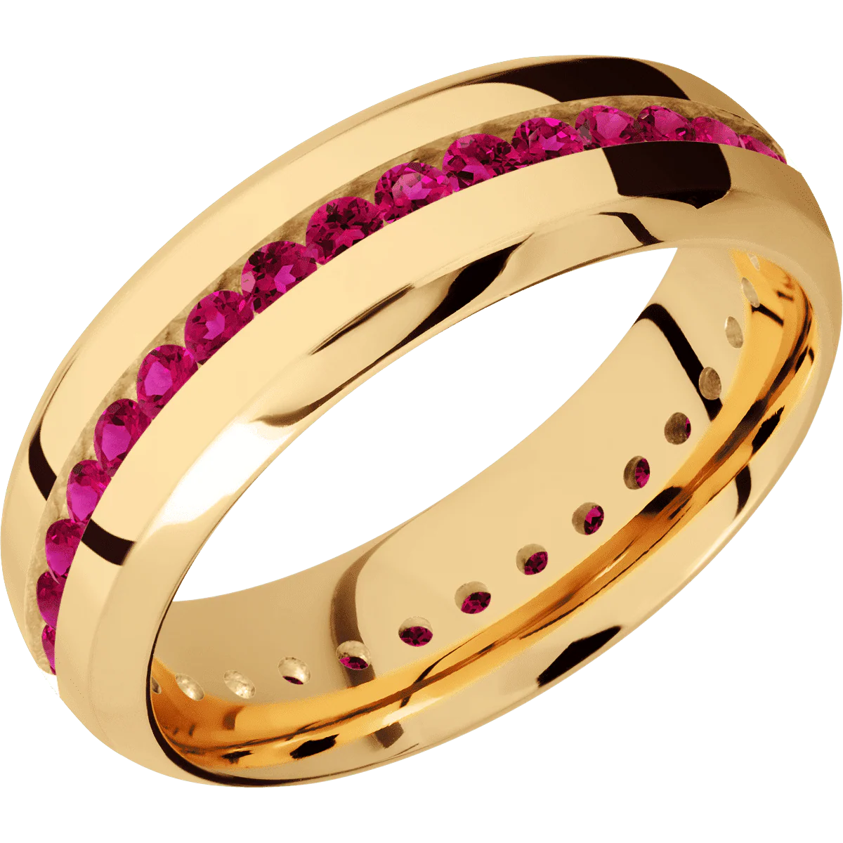 14K Yellow Gold + Polish , Polish Finish - Image 2