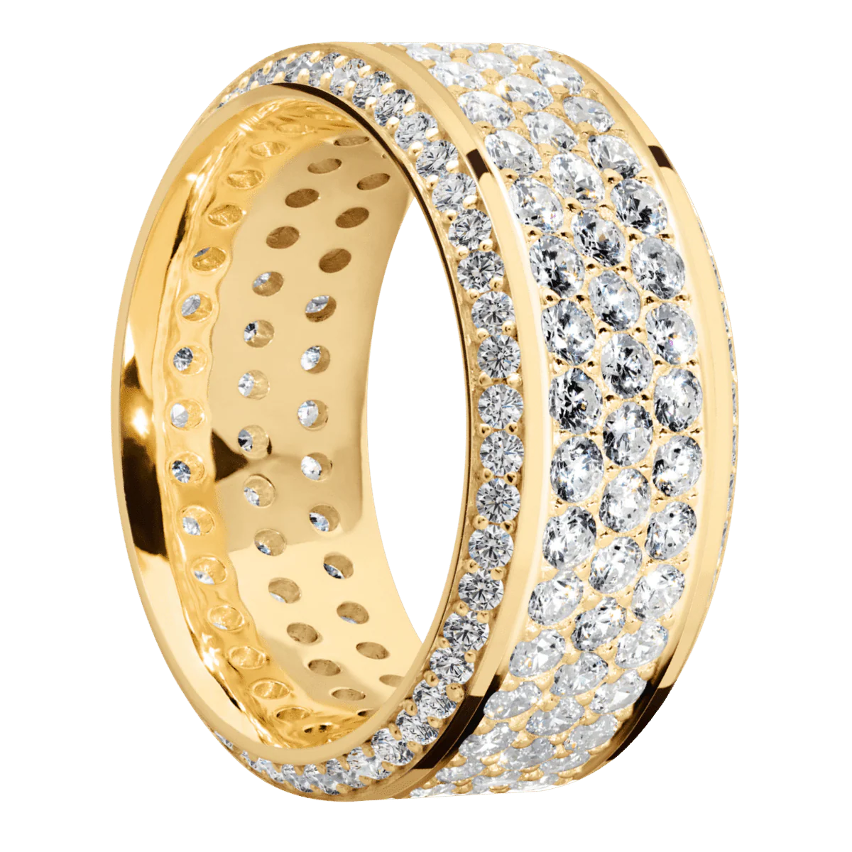 14K Yellow Gold + Polish , Polish Finish